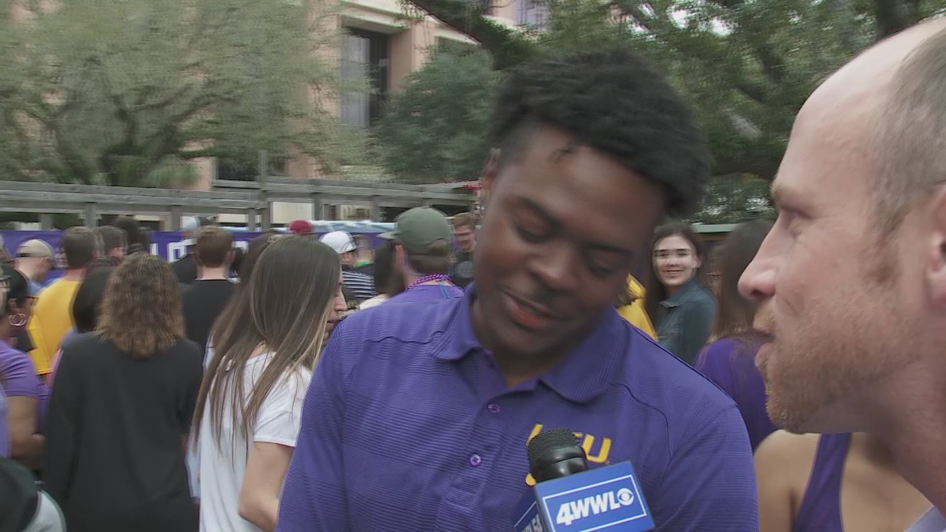 'This is like the best season for LSU ever,' one fan said.