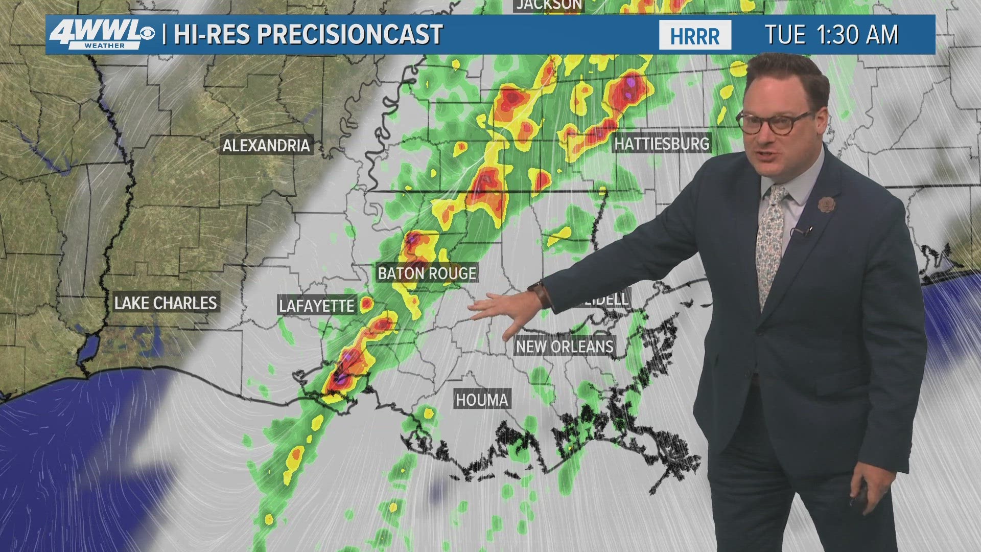 Chief Meteorologist Chris Franklin says storms moving through overnight have the chance to become strong to severe.