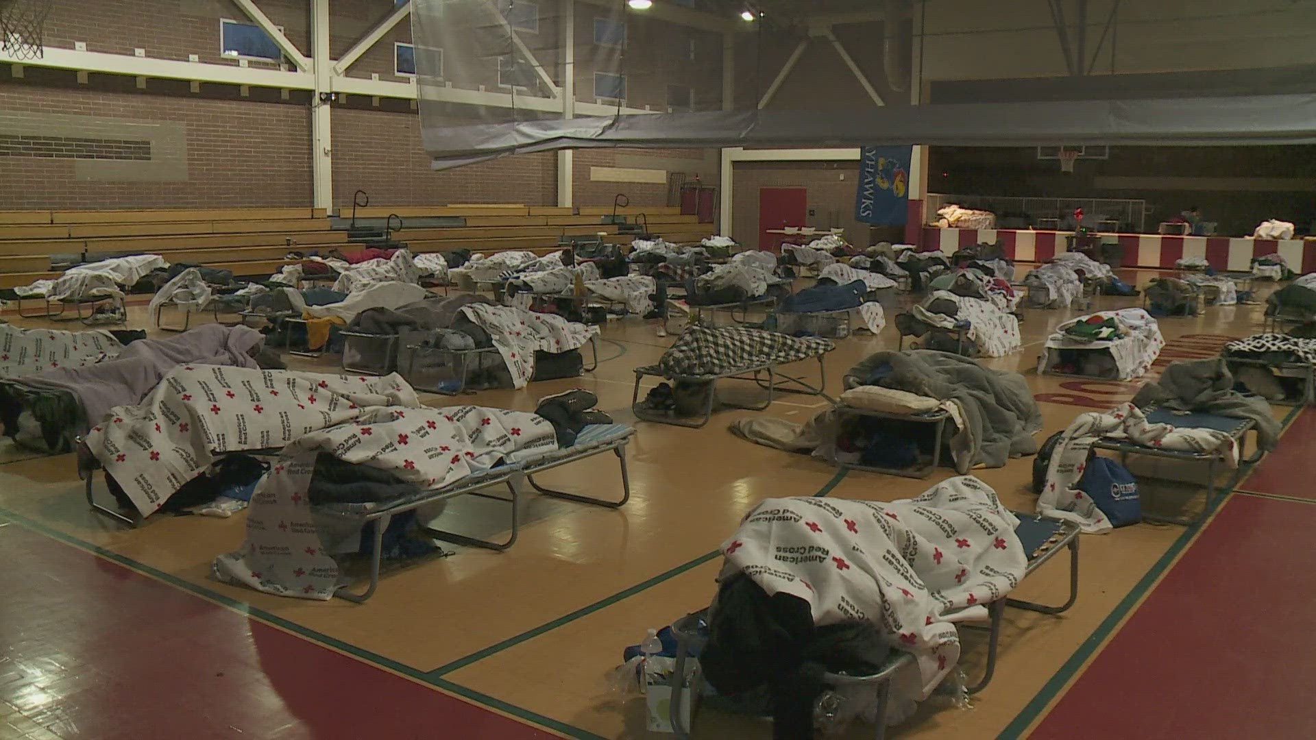 Warming shelters across the area open to help keep people safe during the freeze.