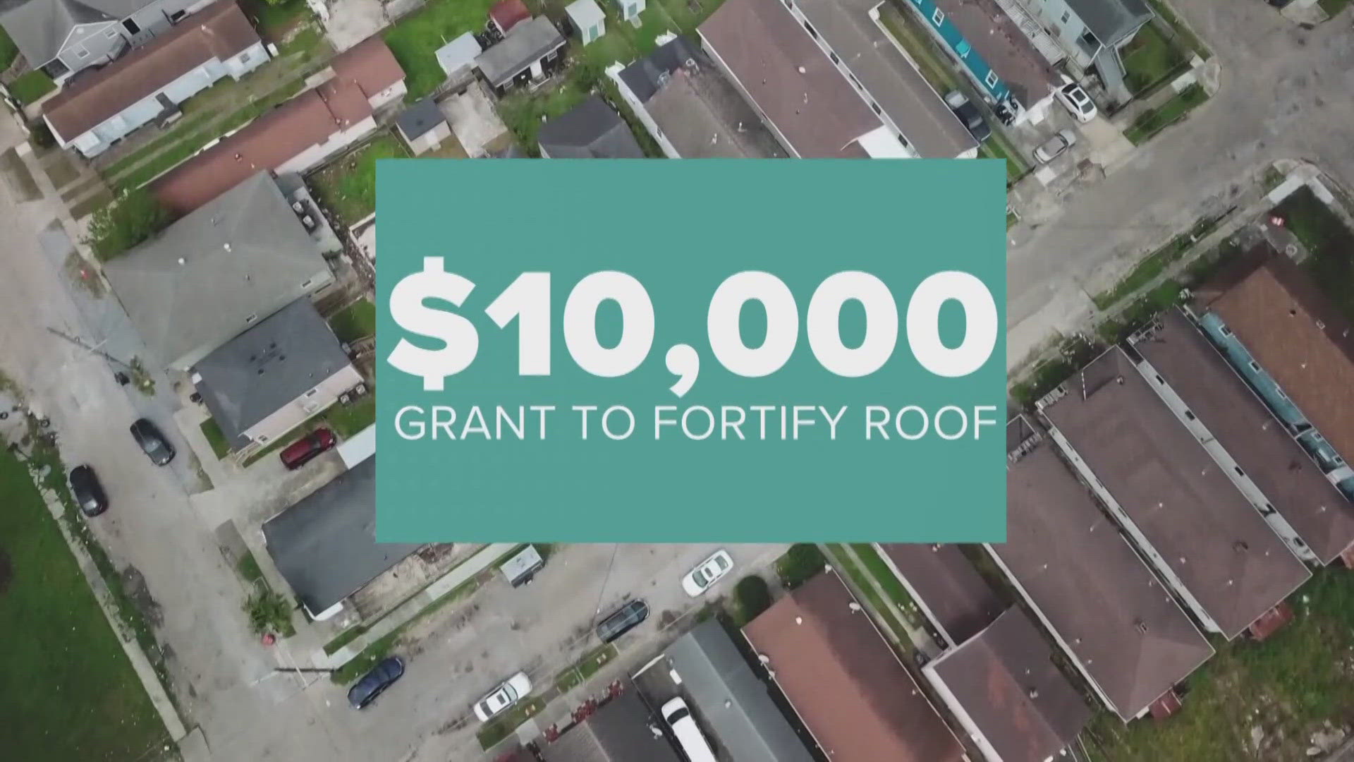 Apply for the chance at to get a $10,000 grant to strengthen your roof, but they are selecting applicants by a lottery system this go-round.