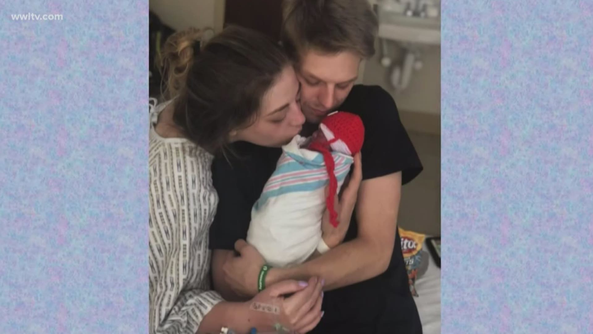 When a mom and dad lost their newborn, they wanted to bring awareness to a brain birth defect and how taking folic acid might help prevent the heartache they are going through.