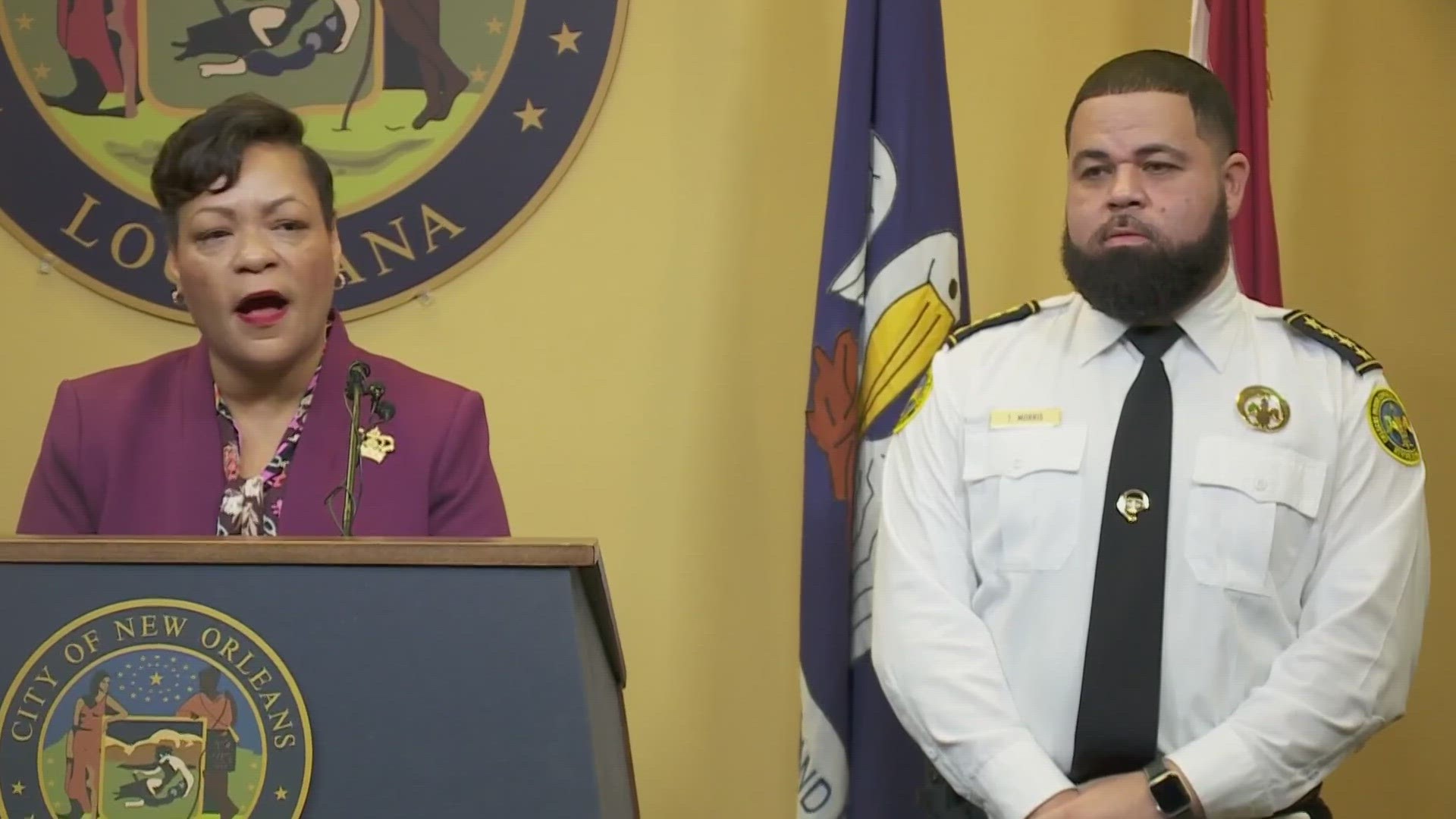 Mayor Cantrell said that despite serious allegations of altering records, 911 executive director Tyrell Morris won't be suspended.