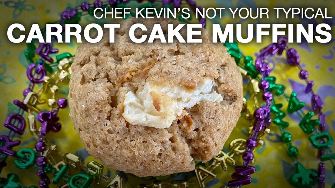 Cooking with Chef Kevin: Not your typical Carrot Cake Muffins
