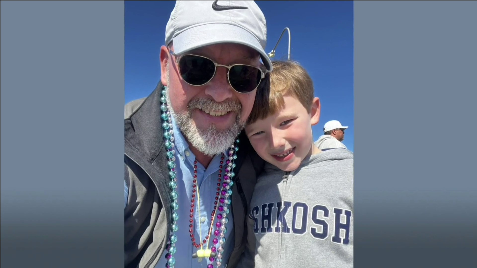 A tornado victim protected his son while the tornado barreled through his area.