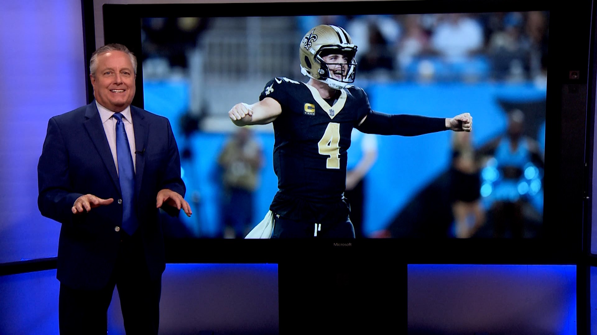 WWL-TV sports director Doug Mouton shares his four takeaways from the Saints' Monday night win in Charlotte, N.C.