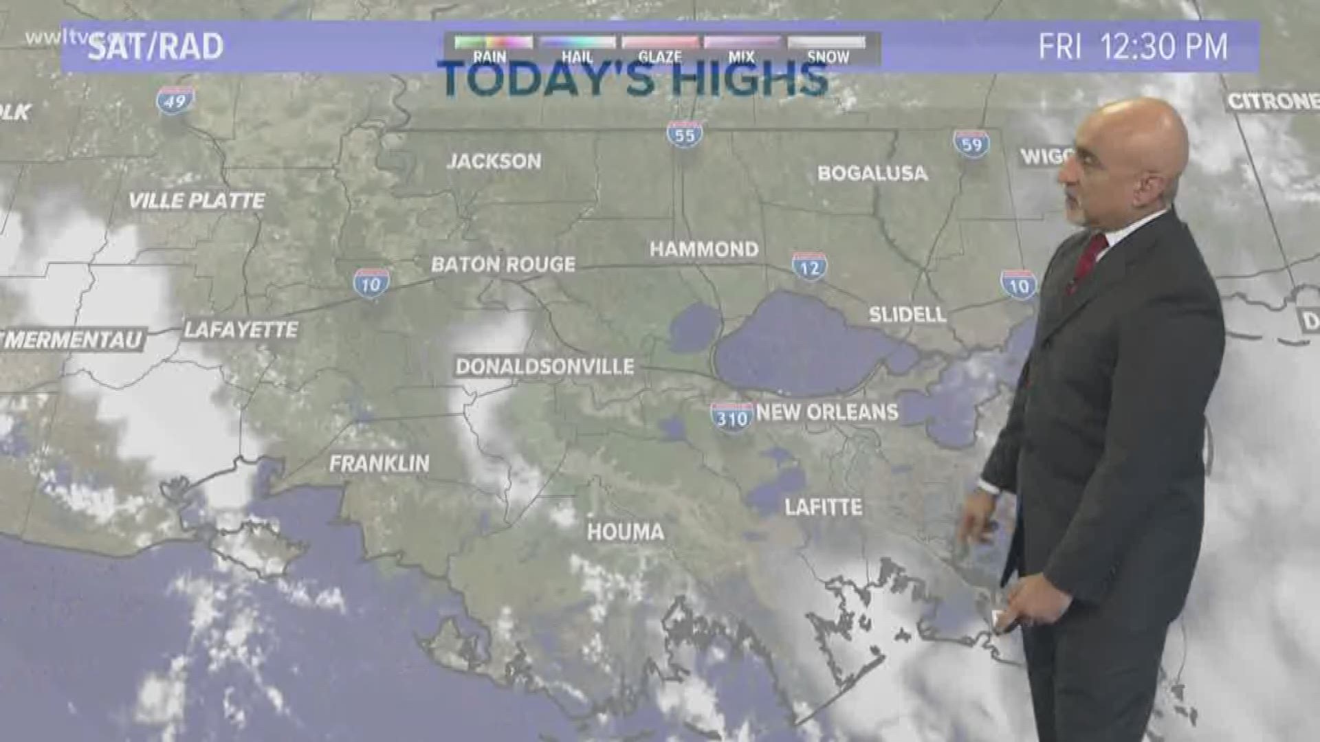 Chief Meteorologist Carl Arredondo and the 5pm Friday weather