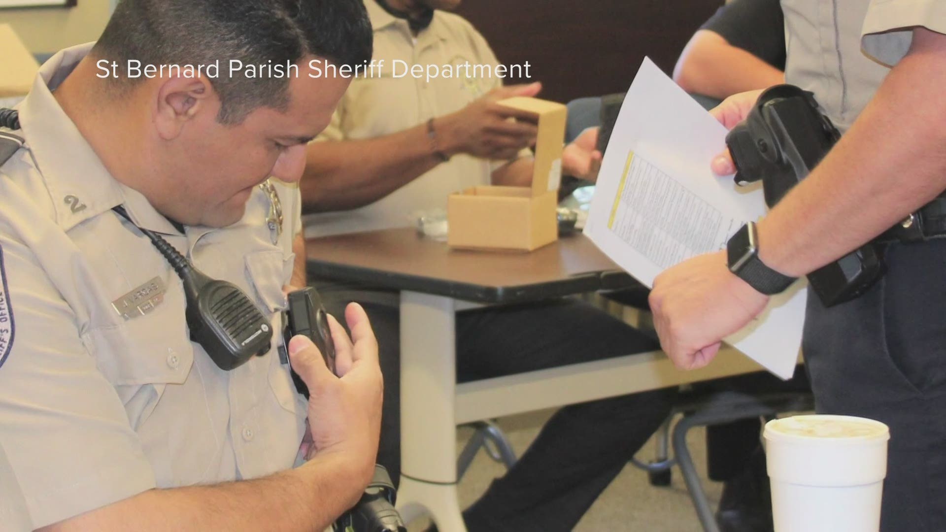The St. Bernard Sheriffs' office has now equipped their deputies with body cameras.