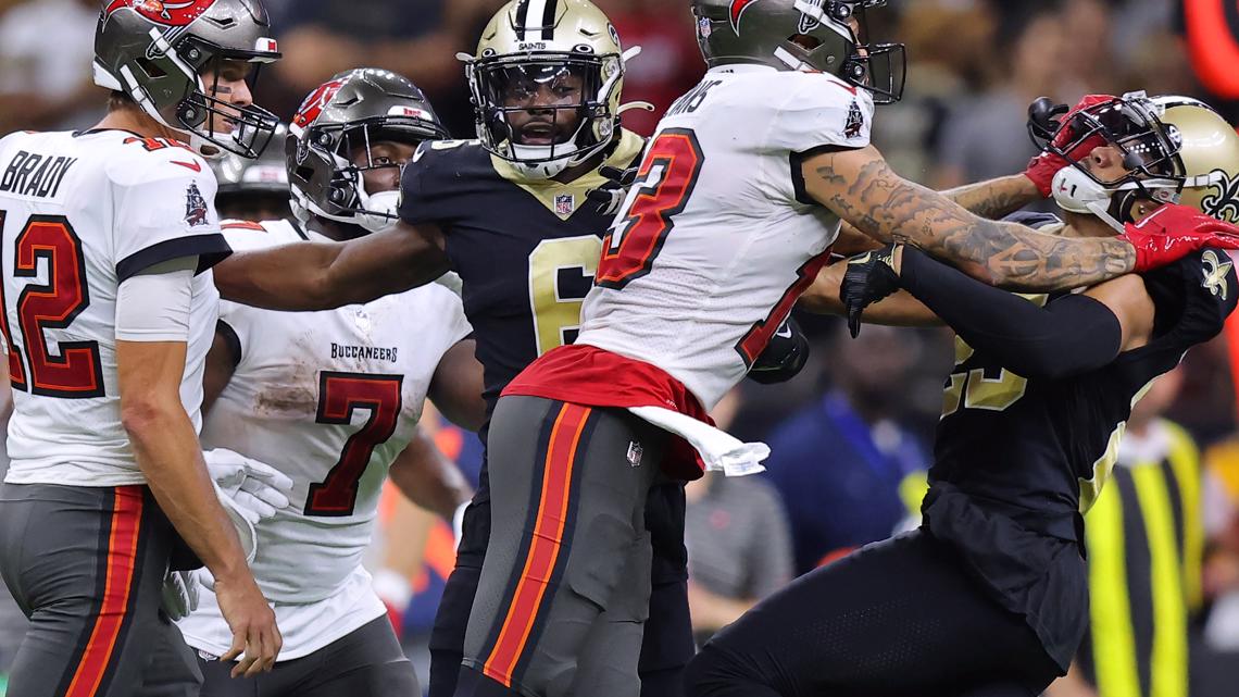 Tempers flare as Bucs snap skid vs. Saints, 20-10