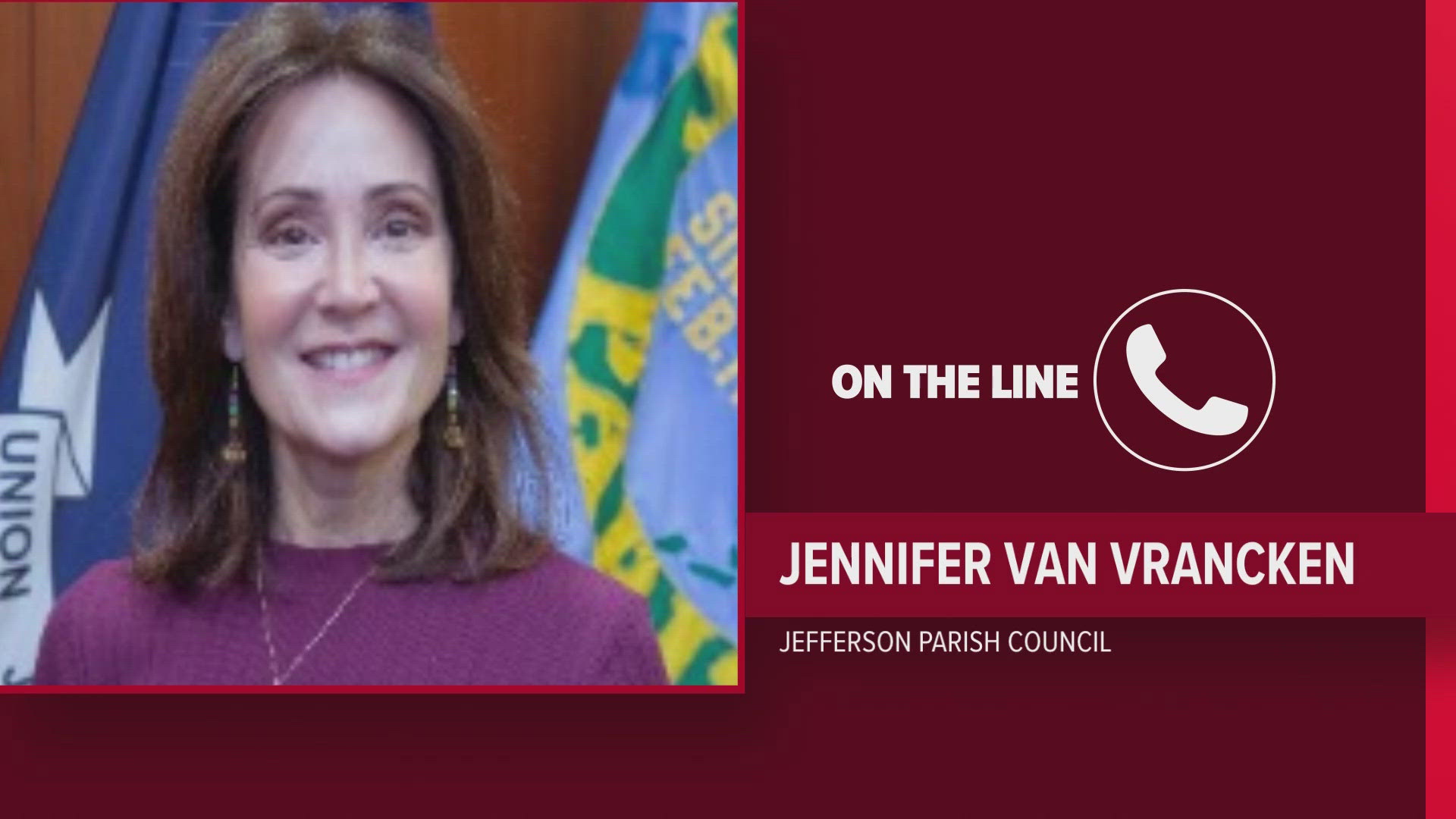 WWL Louisiana talks with Jennifer Van Vrancken, Jefferson Parish Council, about the aftermath of Hurricane Francine.