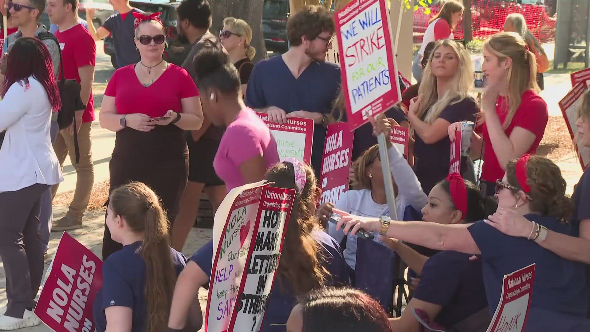 About nine hours from now, nurses at University Medical Center will end their one day strike. They began picketing Friday morning after union demands were not met.