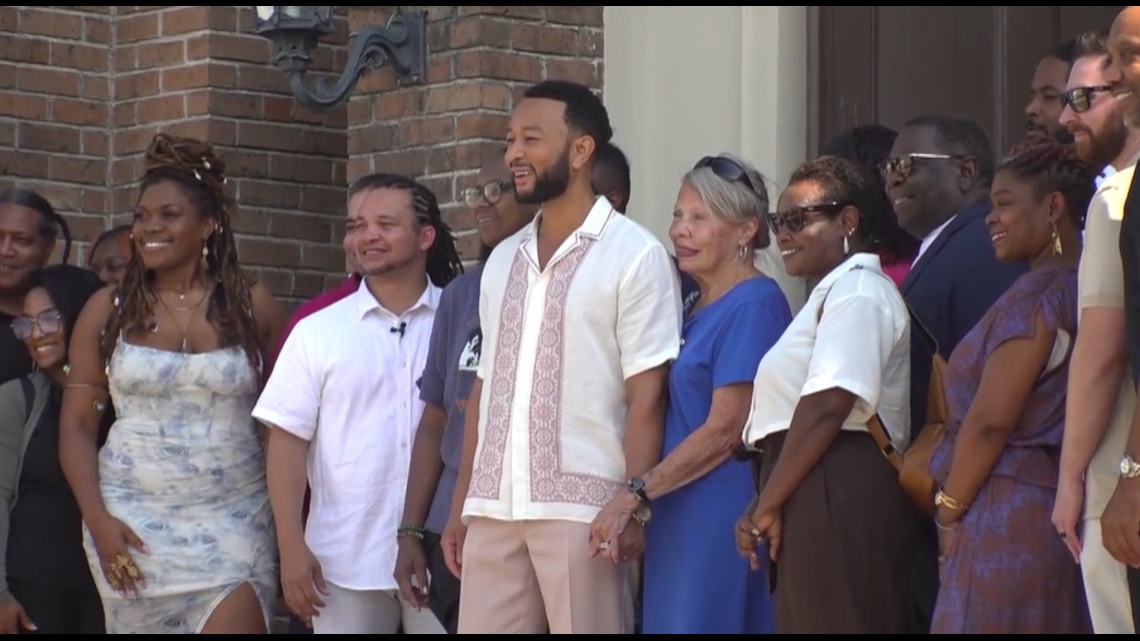 John Legend Visits New Orleans for Katrina Anniversary Event Focused on Resilience