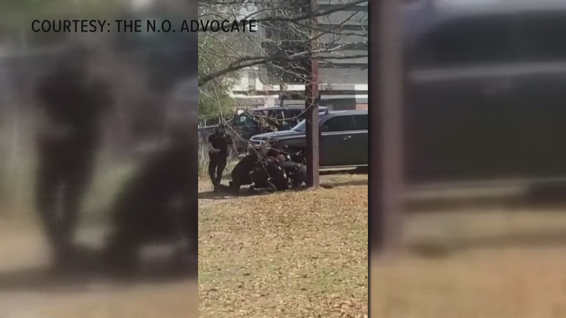 Cell phone video shows moments following a police chase in Hammond and now the Hammond Police Department is investigating some of its own officers.