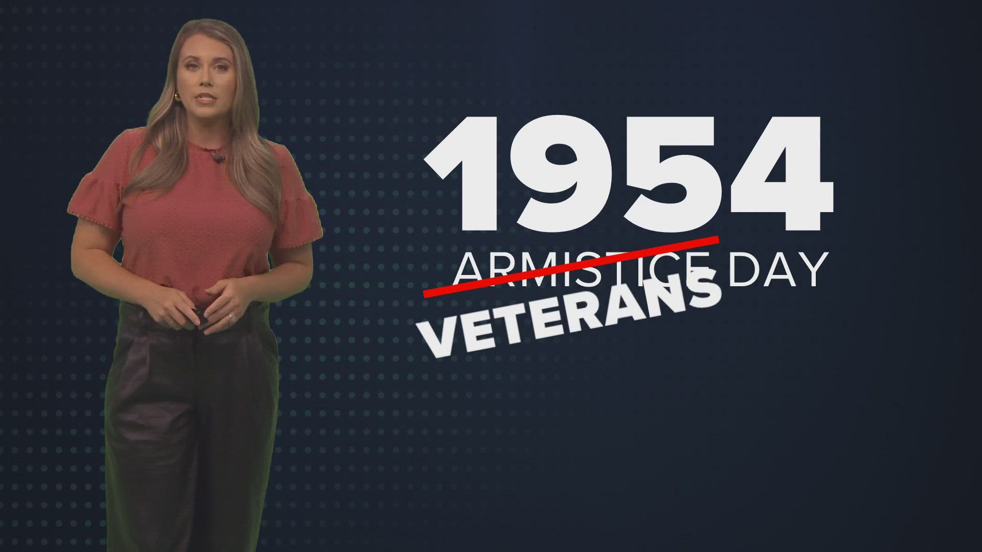 In 1954, Congress replaced the word ‘Armistice’ with Veterans, keeping the date on Nov. 11. 