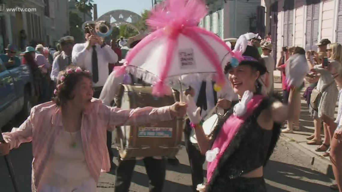 20th annual Gay Easter Parade rolls through New Orleans' French Quarter
