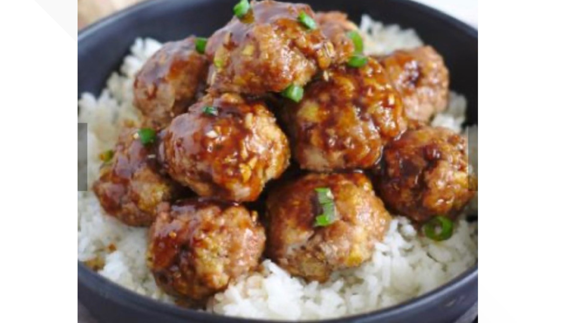 Chef Kevin has some Asian meatballs you can serve over rice and meatball bites.