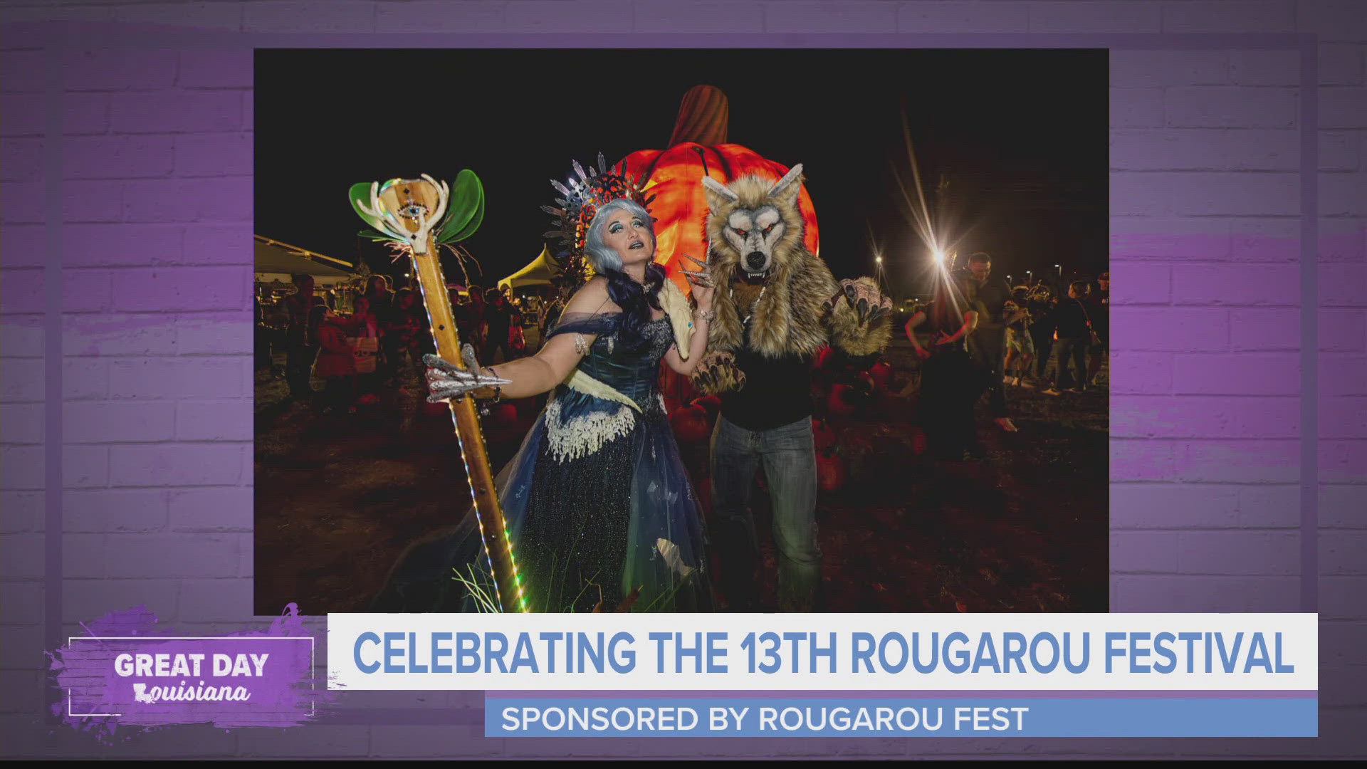 The Rougarou Fest is a free family-friendly festival with a spooky flair that celebrates the rich folklore that exists along the bayous of Southeast
LA in Houma.