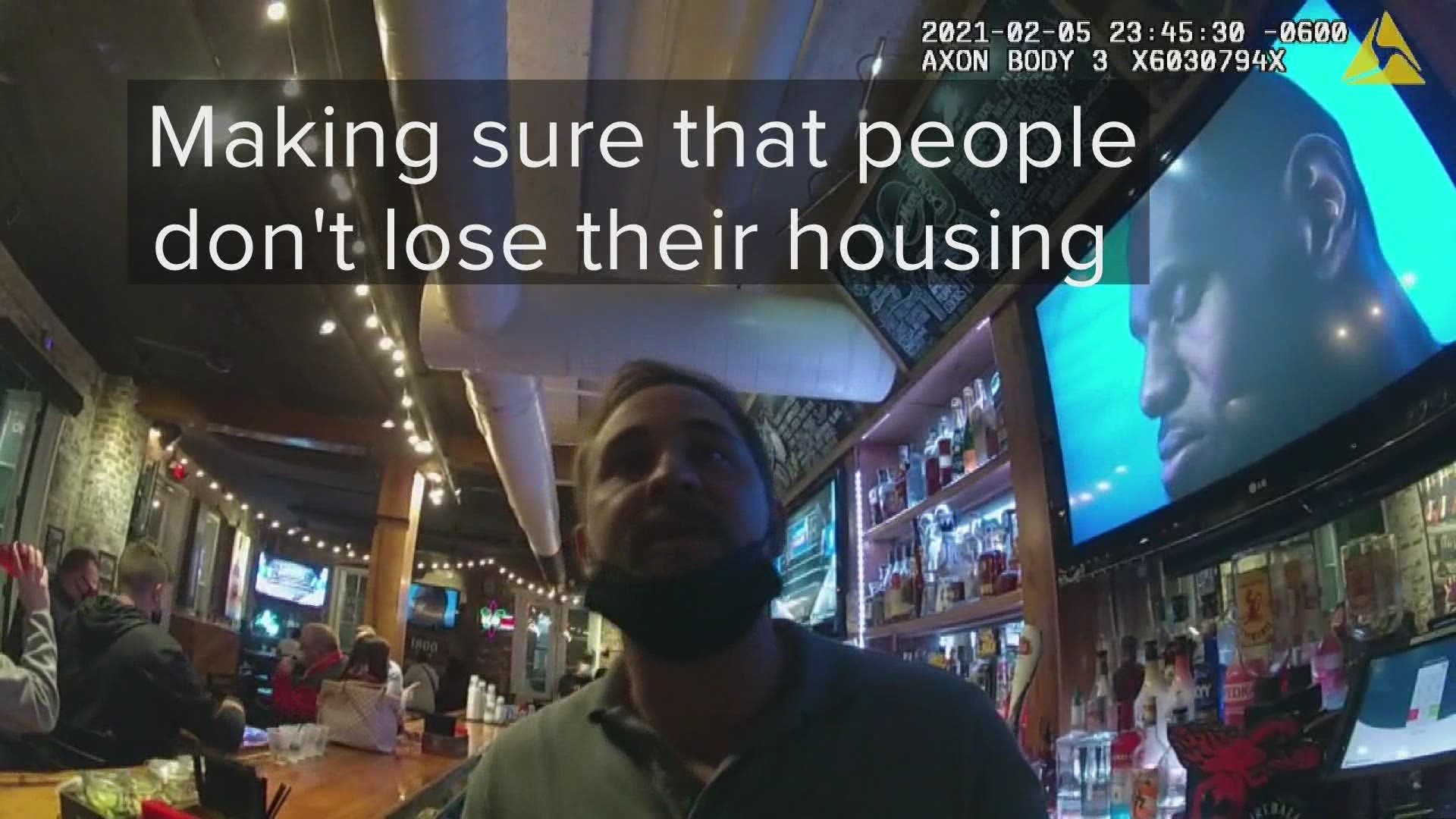 Video obtained by WWLTV shows NOPD's encounter with 4 bars not complying with COVID restrictions.