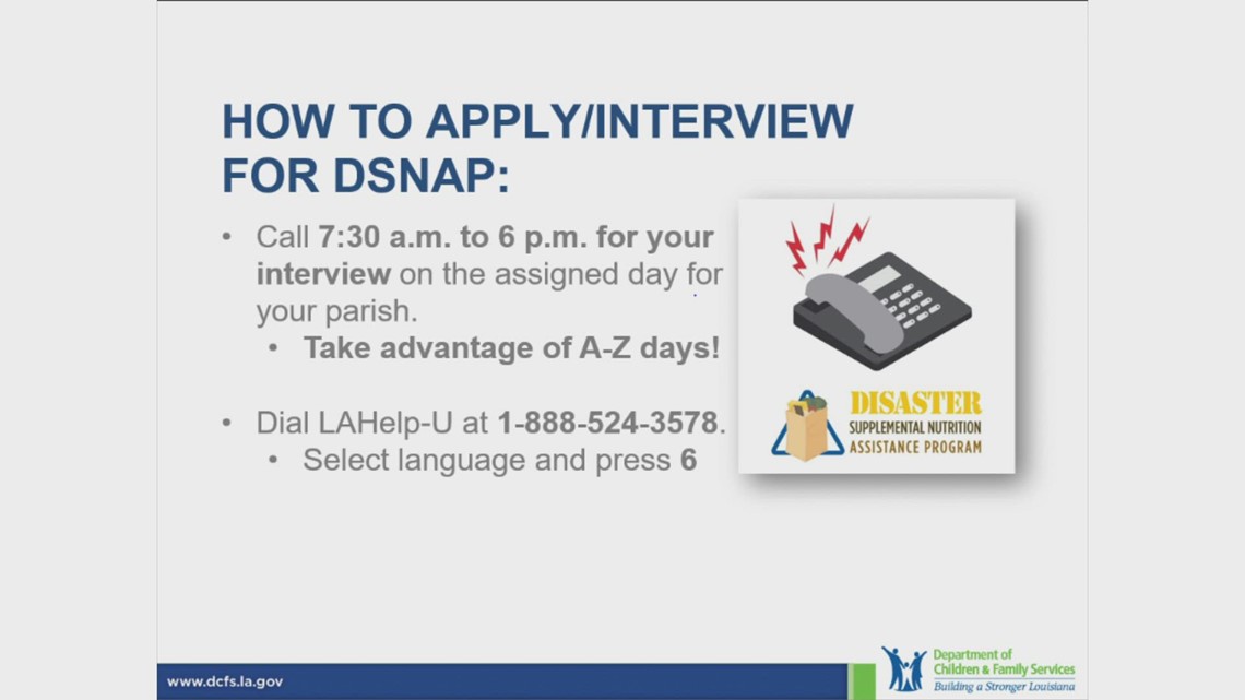 how-to-apply-for-dsnap-for-hurricane-ida-wwltv
