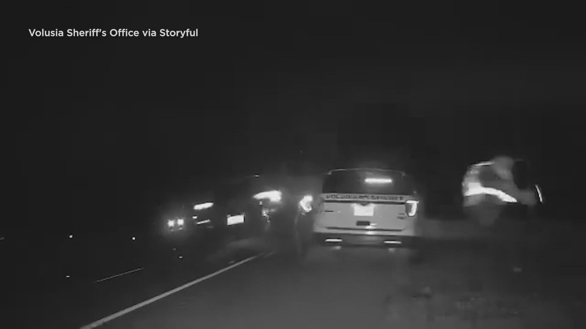 Troopers almost hit by car in Florida, dash cam footage shows | wwltv.com