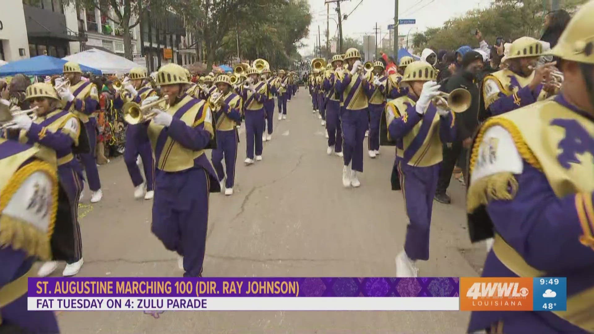 Krewe of Zulu St. Augustine Marching 100