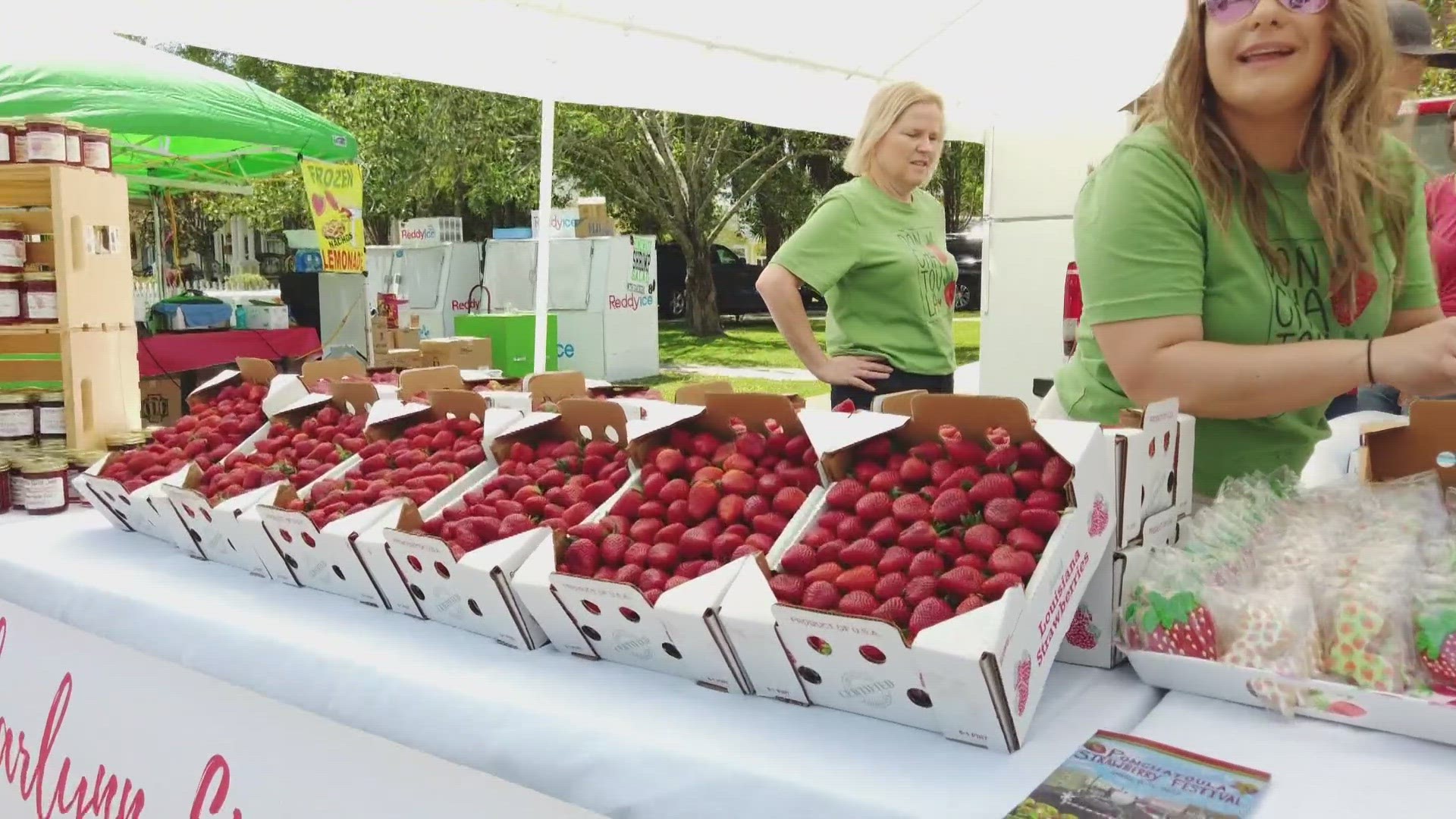 Ponchatoula Strawberry Festival is a three-day festival starting on Friday, April 12, and ending on Sunday, April 14.
