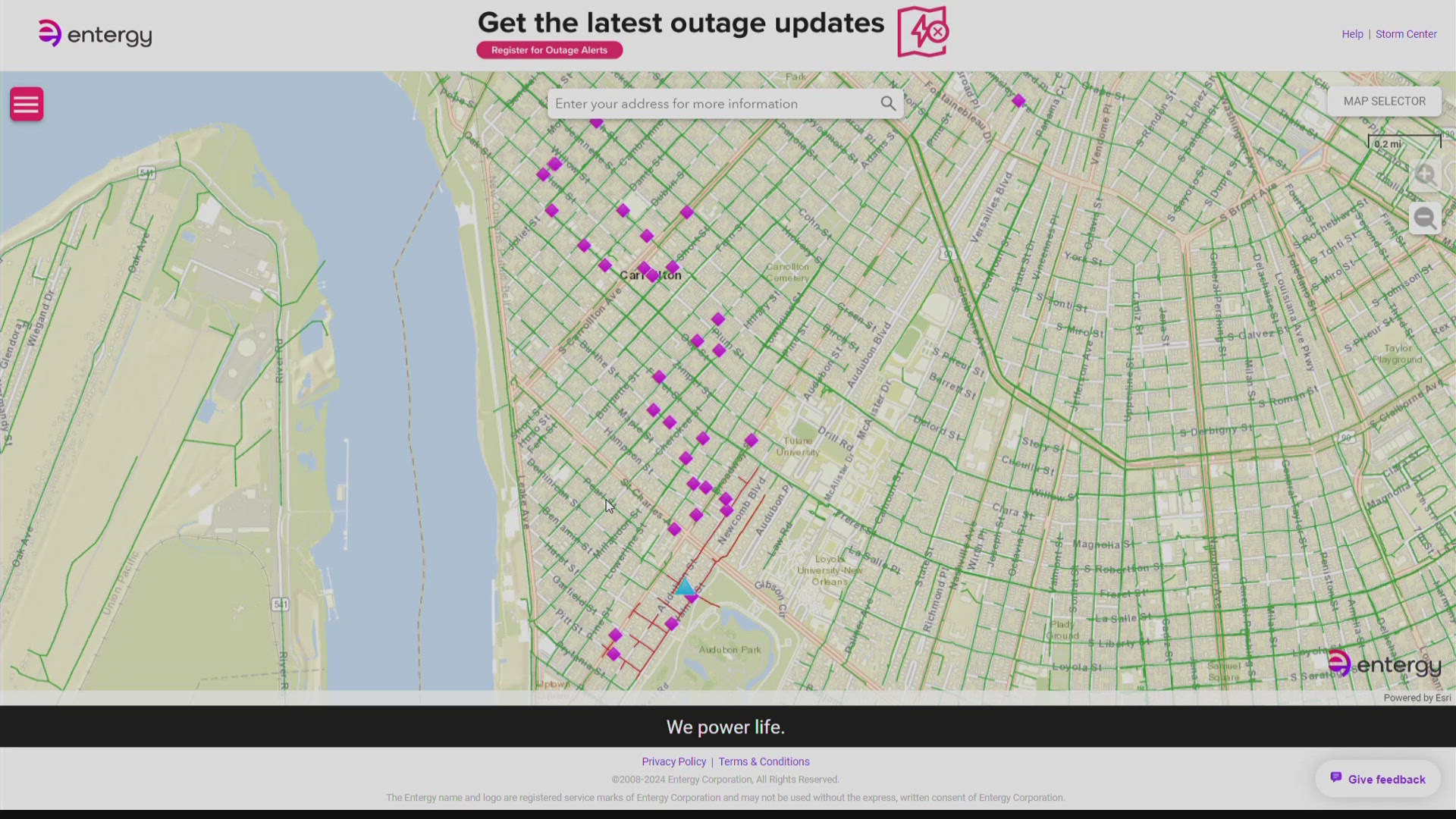 Entergy New Orleans expects power to be fully restored Uptown by 7 p.m. on Monday, Aug. 12.