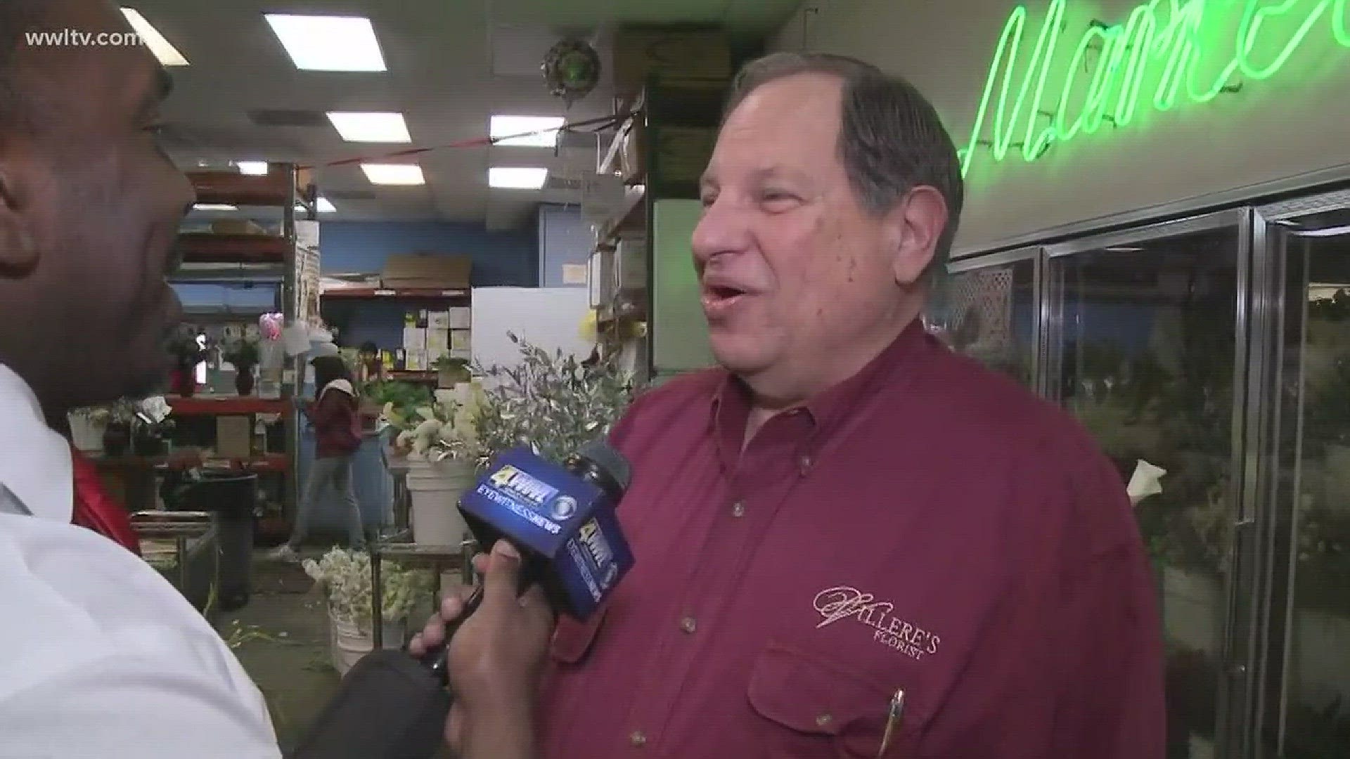 Duke Carter finds out how New Orleans florist are getting ready for the Valentine's Day rush.