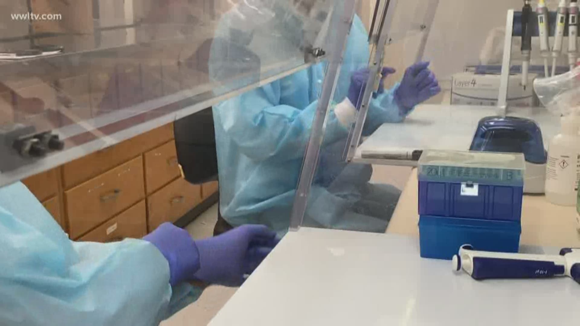 Tulane Medical School on Wednesday rolled out a new test designed by one of its doctors. The results come back in a day.