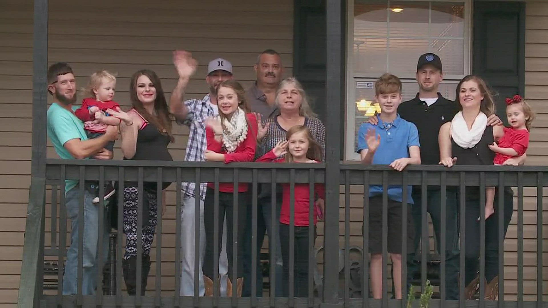 The Jenkins family lost their home to historic flooding not once, but twice. Now, they're back home just in time for Christmas.
