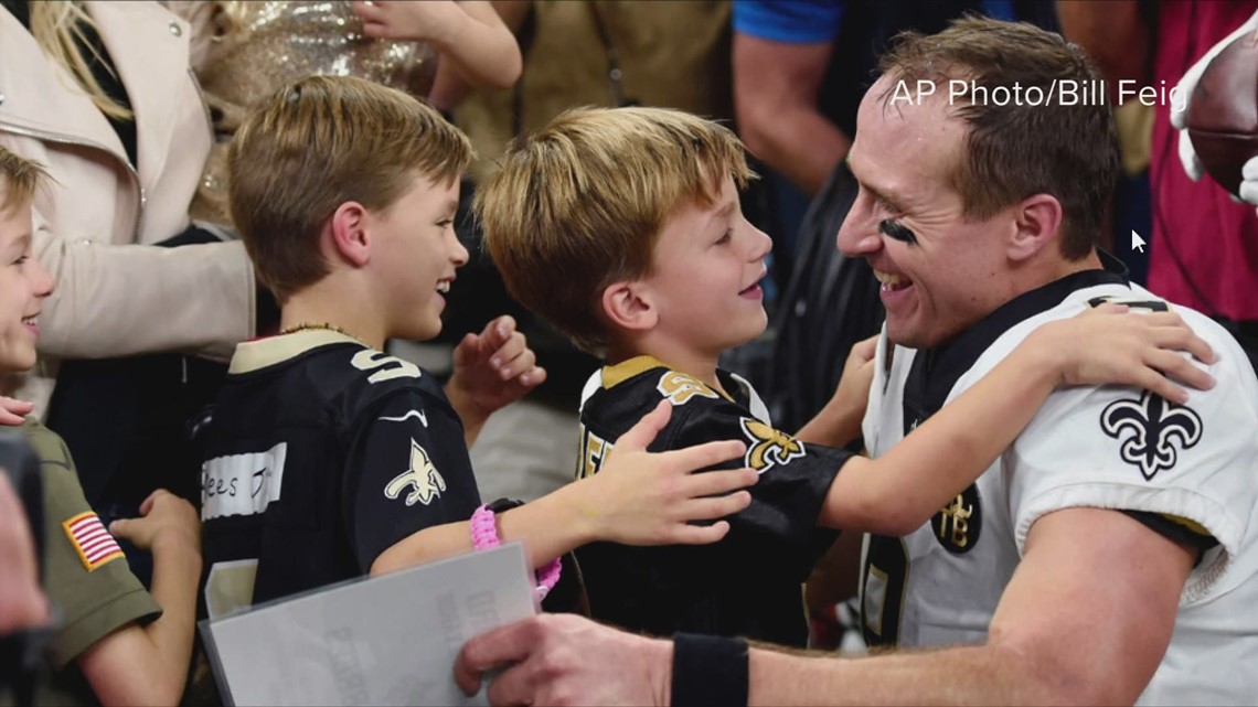 Drew Brees brings hope to Afghanistan War veteran, his best friend