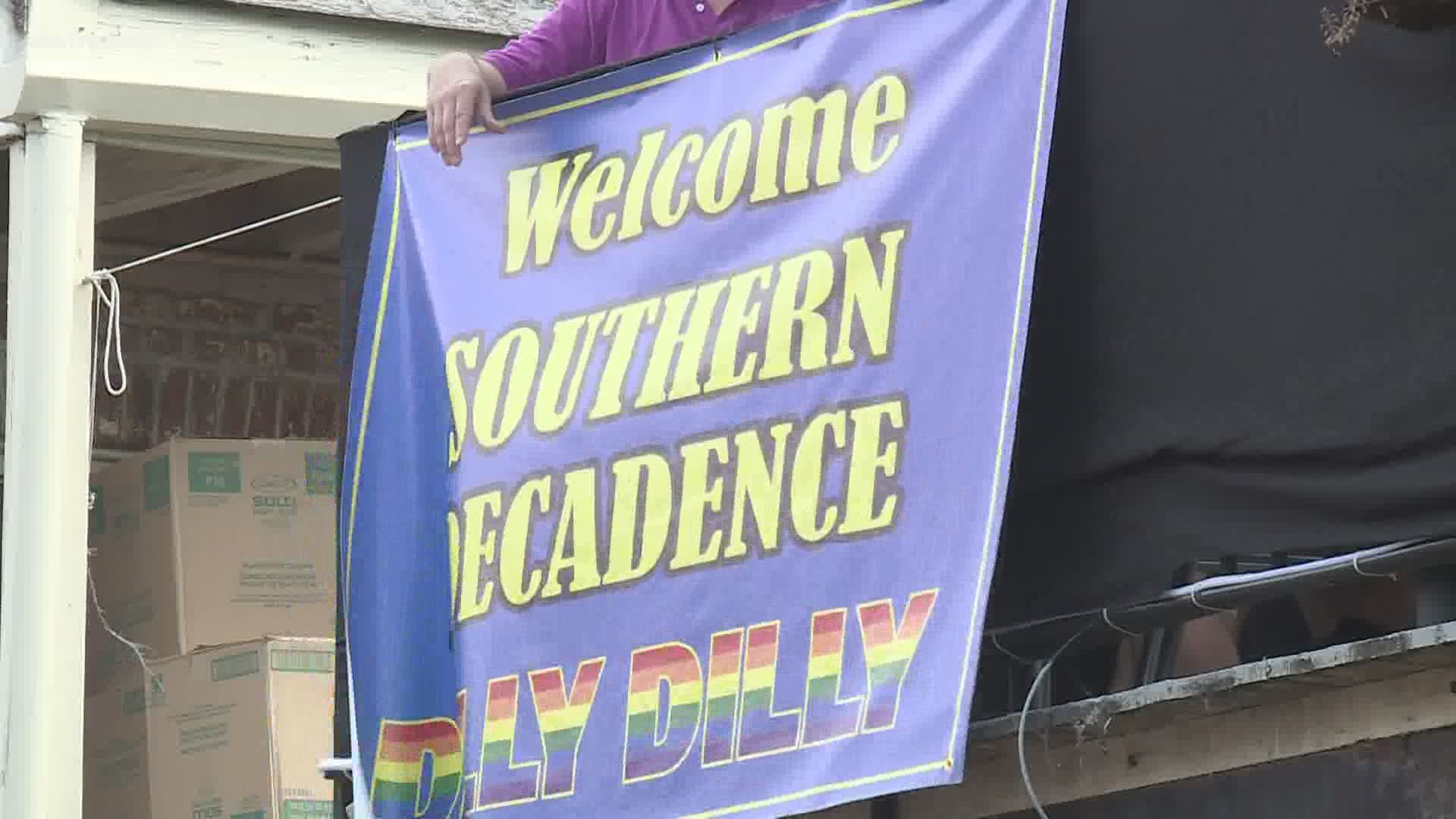 Southern Decadence is a major event in downtown New Orleans during Labor Day weekend. Like most of the city's other festivals, it has been called off due to COVID.