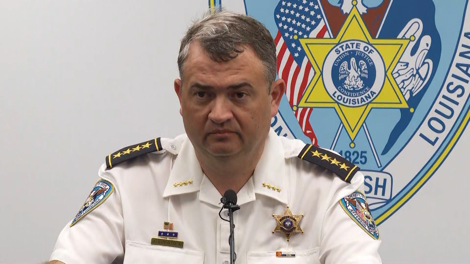 Jefferson Parish Sheriff's Office announces arrest of a murder suspect that escaped custody on Sunday, Feb. 25, 2024.