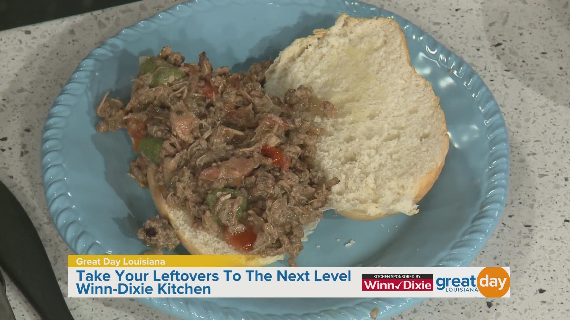 "Lagniappe Leftovers" helps you save money by reusing your leftovers in a new way.