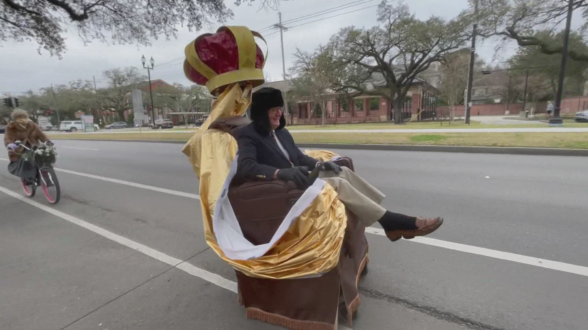 New Orleanians are trying hard to keep up Mardi Gras tradition during this very different time.