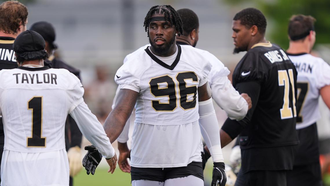 Saints training camp intensifies with full pads debut