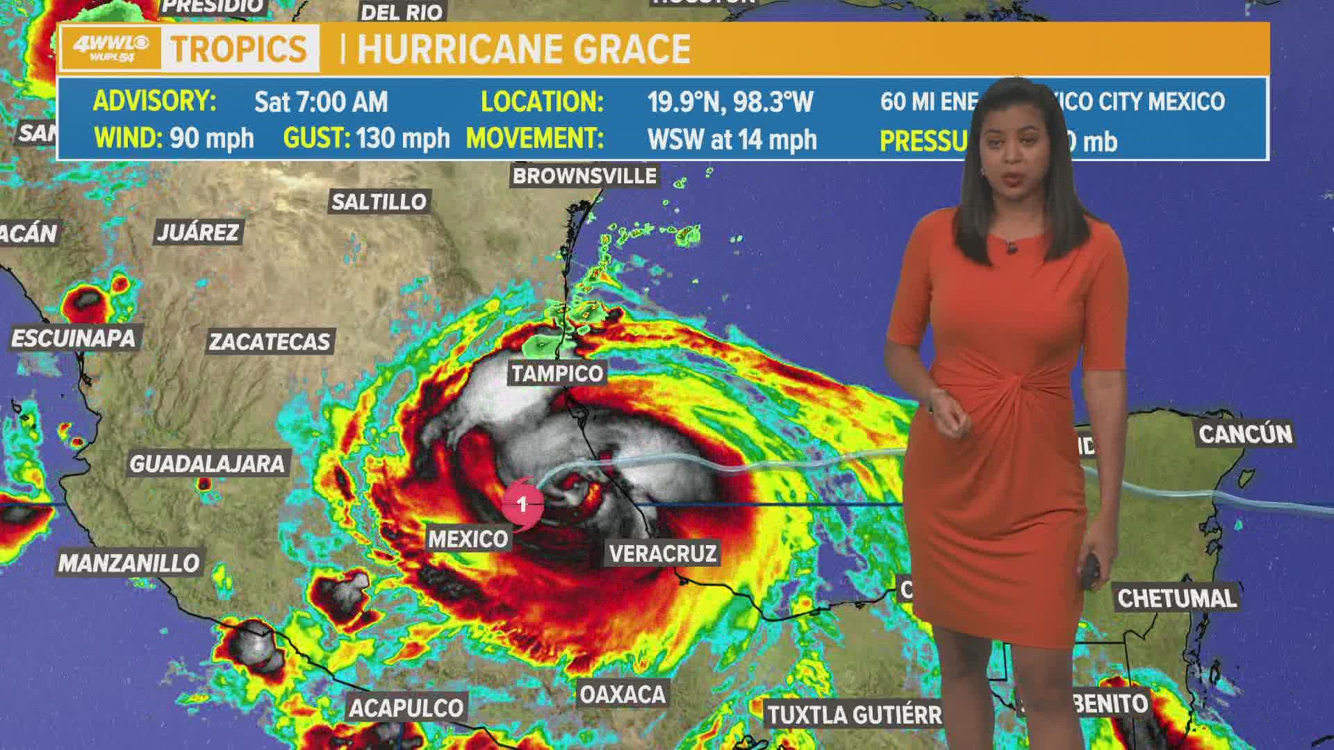 Saturday Tropical Update Grace Hits Mexico As Major Hurricane Henri