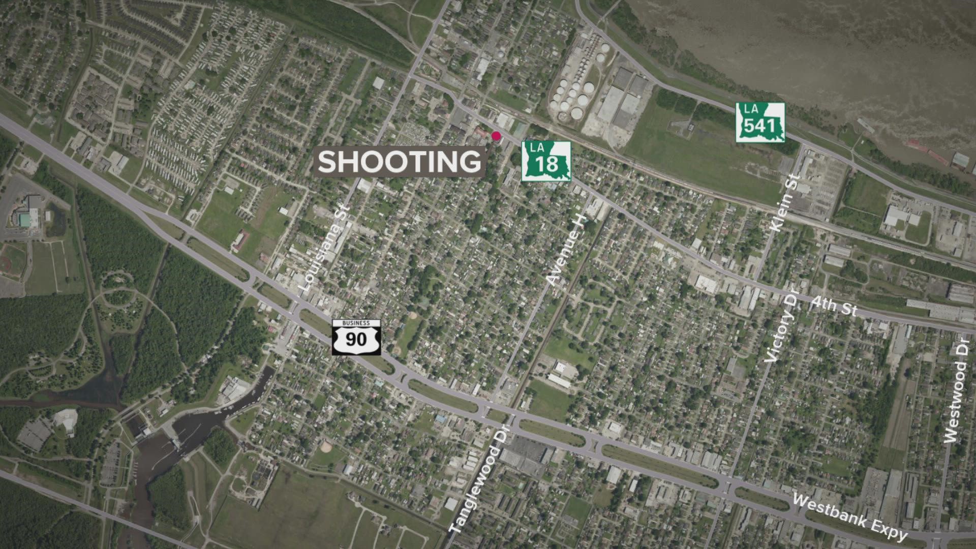 Westwego Police say they ended up shooting a man who pulled a gun on them after a slow speed chase.