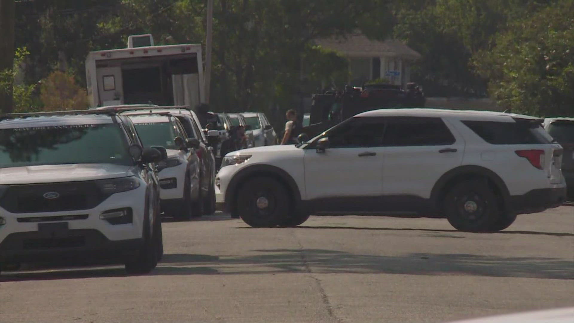 Police thought a man was barricaded inside of a home in the 5100 block of Montegut Drive.