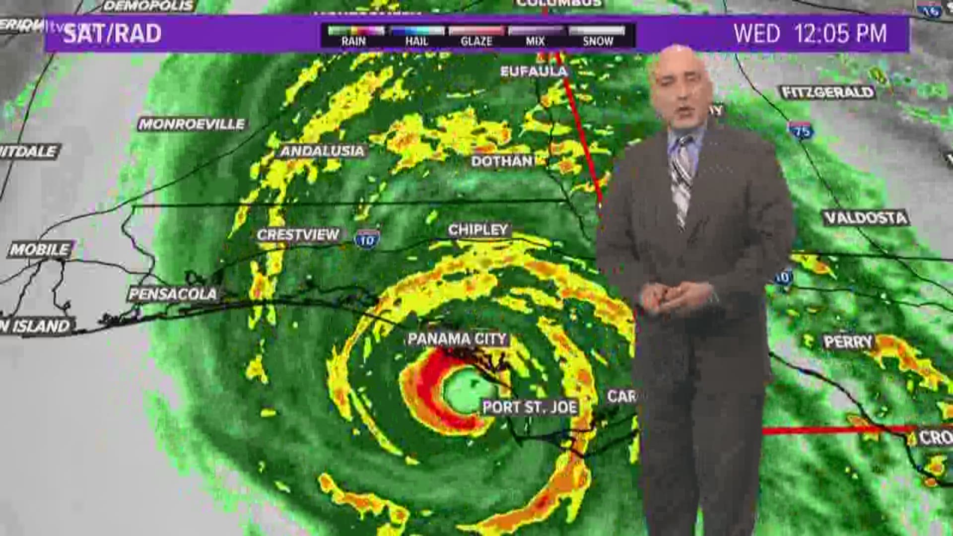 Chief Meteorologist Carl Arredondo and the 5pm Wednesday Tropical Update on Michael