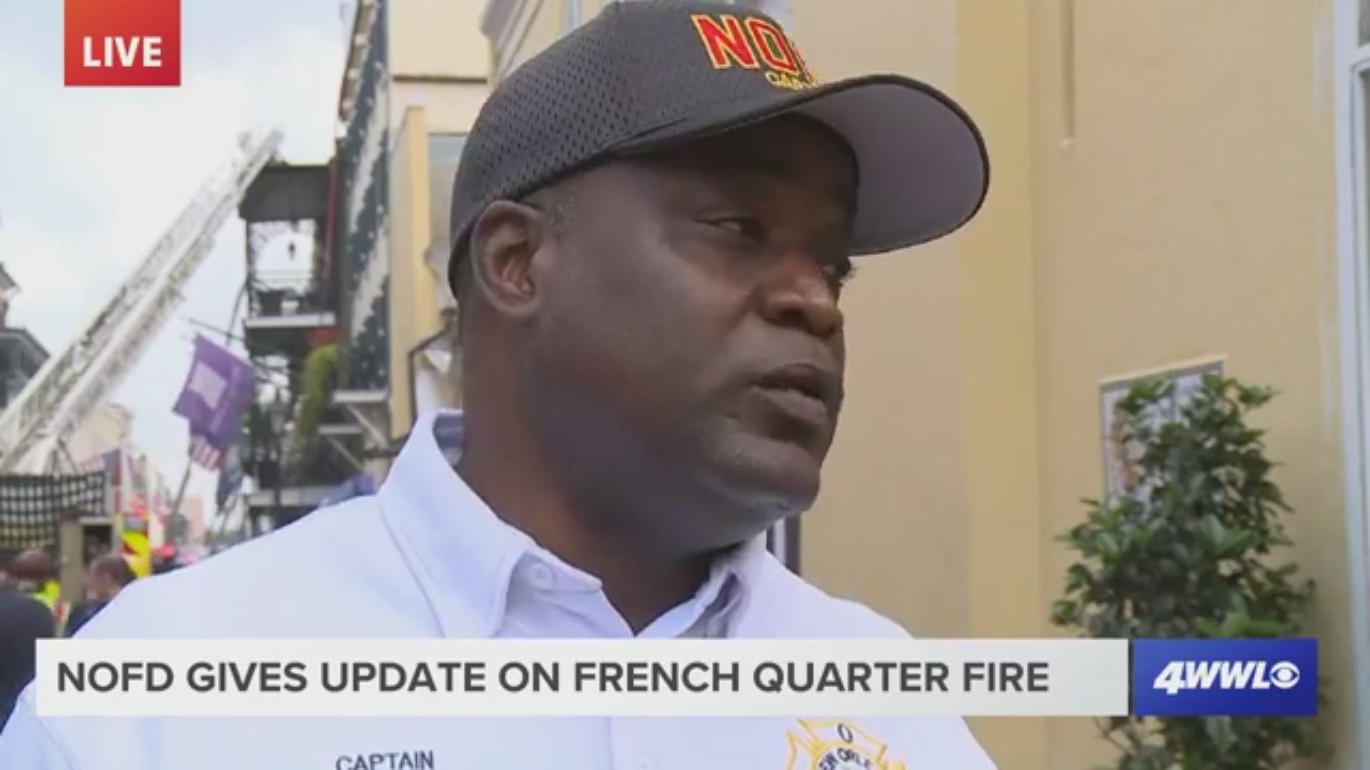 A five-alarm fire broke out in a French Quarter restaurant early Saturday, sending workers scurrying and closing down traffic to what is normally a busy block of eateries.