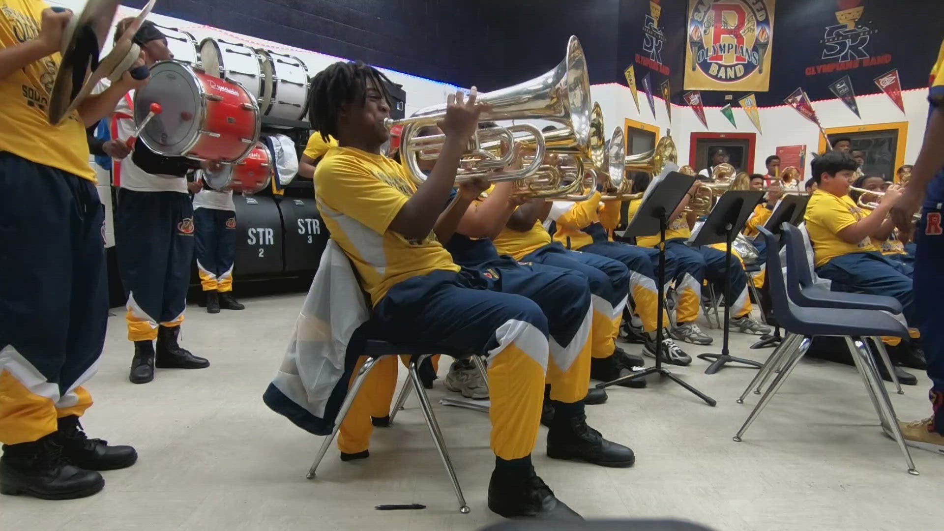 Sarah T Reeed Sarah T. Reed H.S. Marching Olympians | wwltv.com