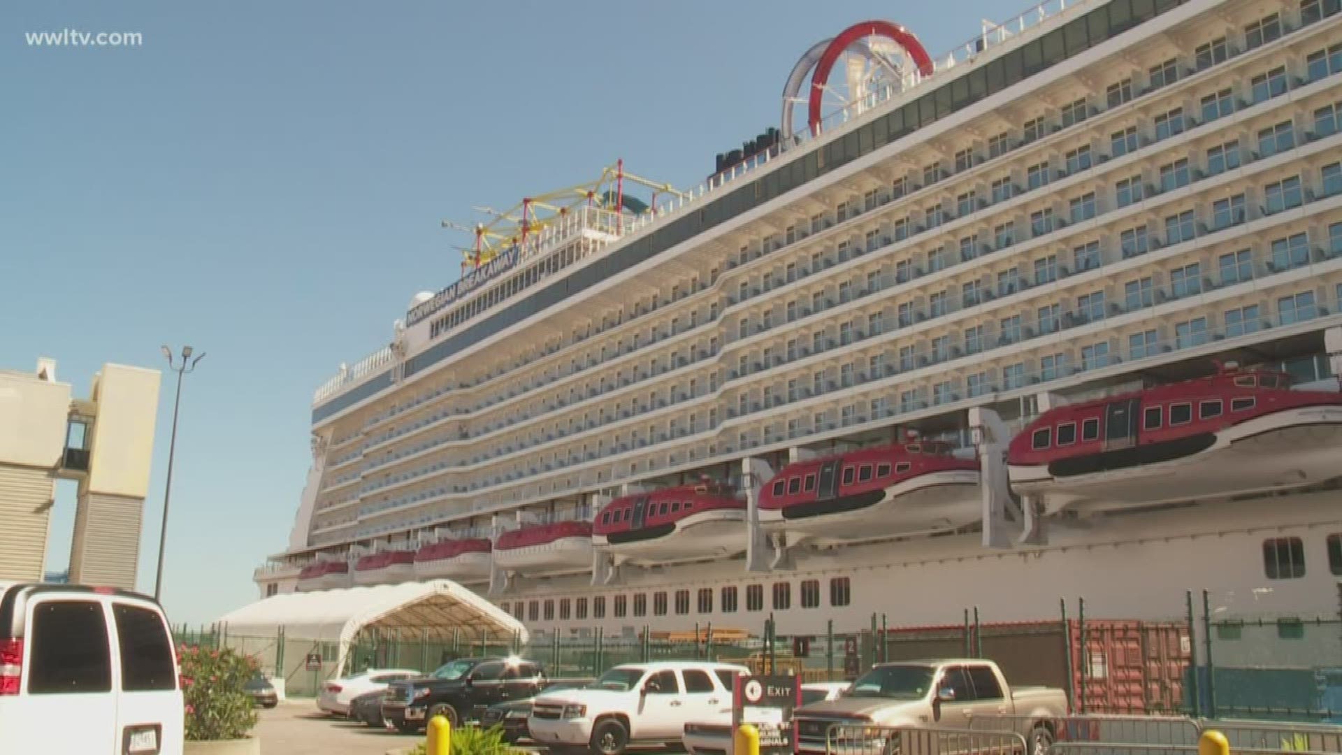 It was controlled chaos at the Port of New Orleans Tuesday as thousands of passengers bound for the Bahamas were instead diverted away from Hurricane Dorian.