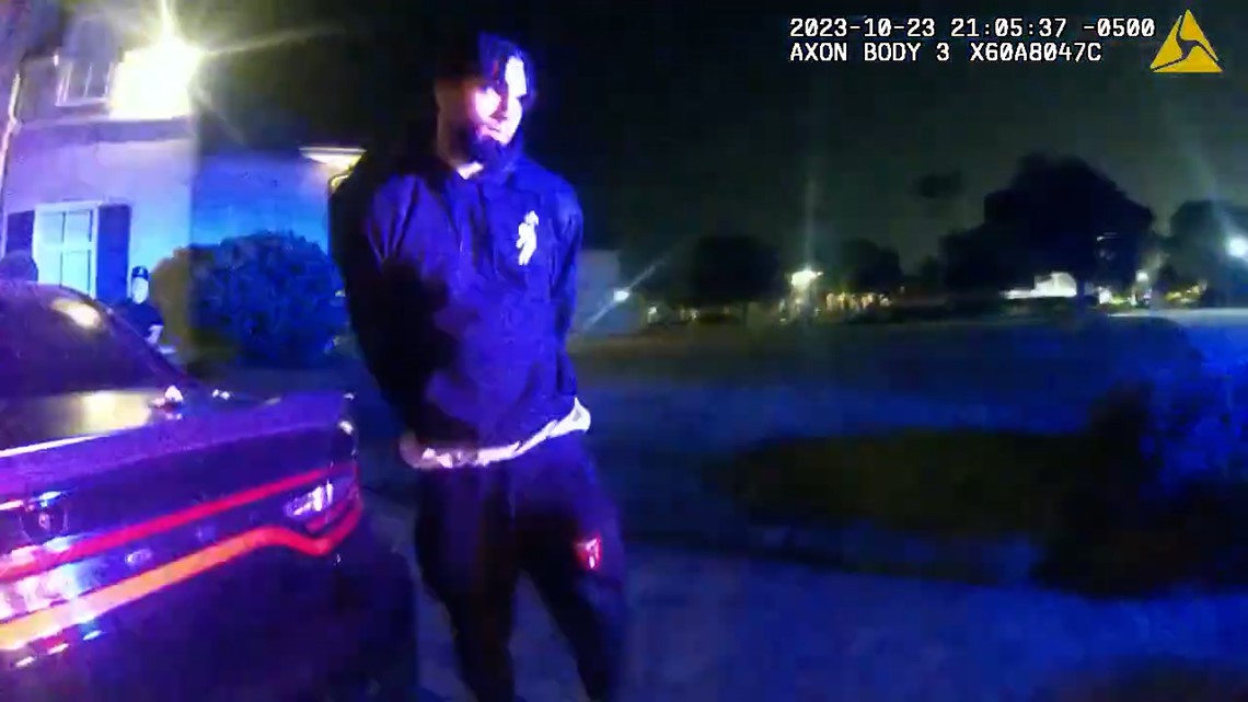 Kenner PD releases bodycam video of Chris Olave s arrest for speeding