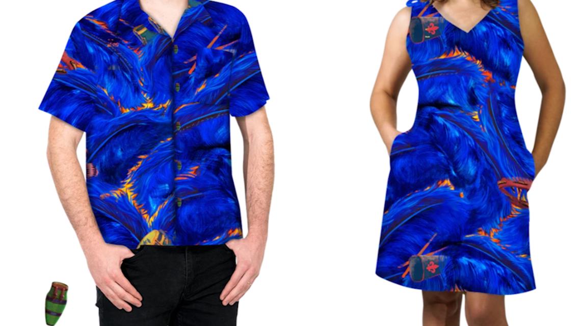 Jazz Fest 2026 festival wear celebrates Mardi Gras Indian heritage