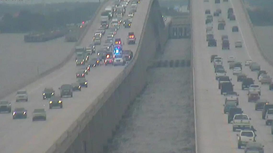 Accident on I10 along Twin Span Wednesday caused delays