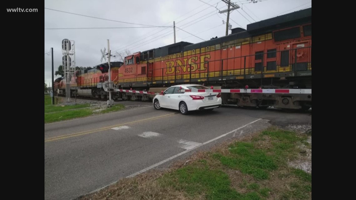 Train Vehicle Collision On Metairie Road 