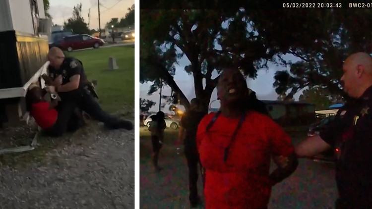 Body camera shows St. Charles deputy chase, punch woman taping arrest