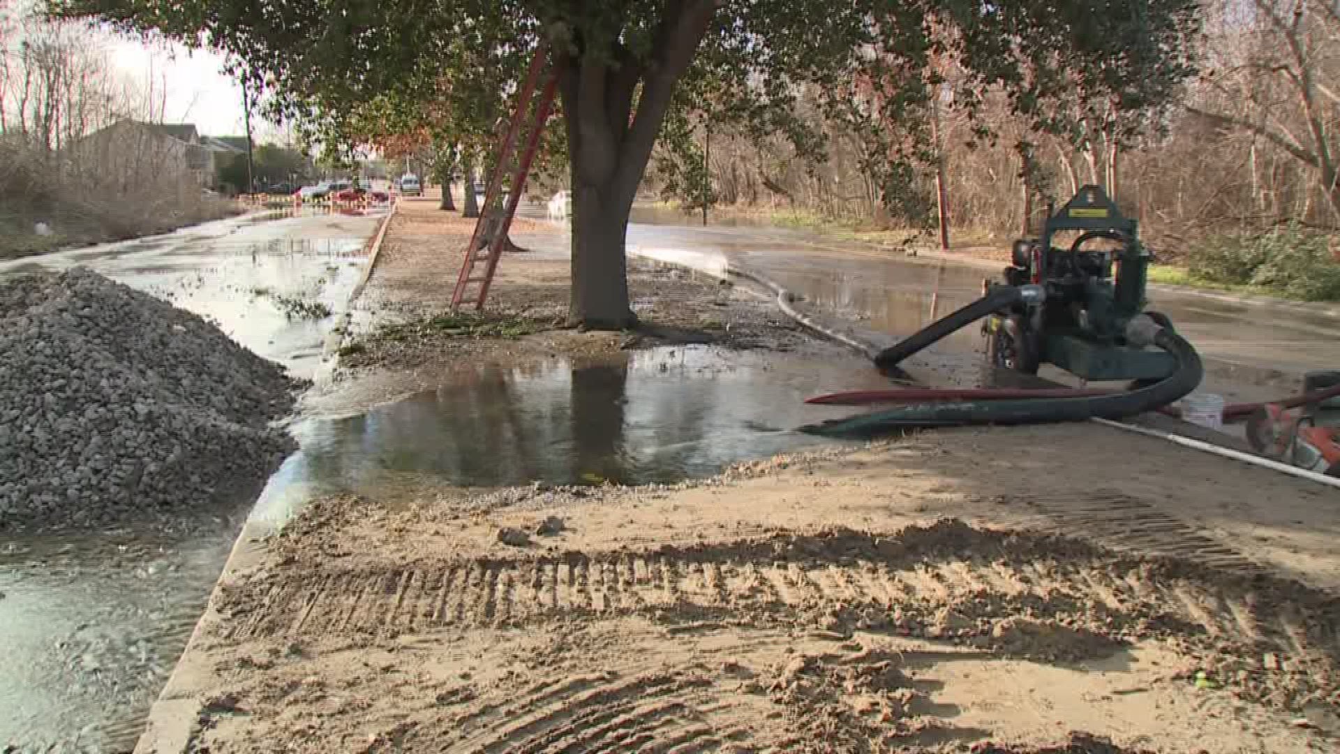 There is no cause at this time as to why the water main break occurred. 