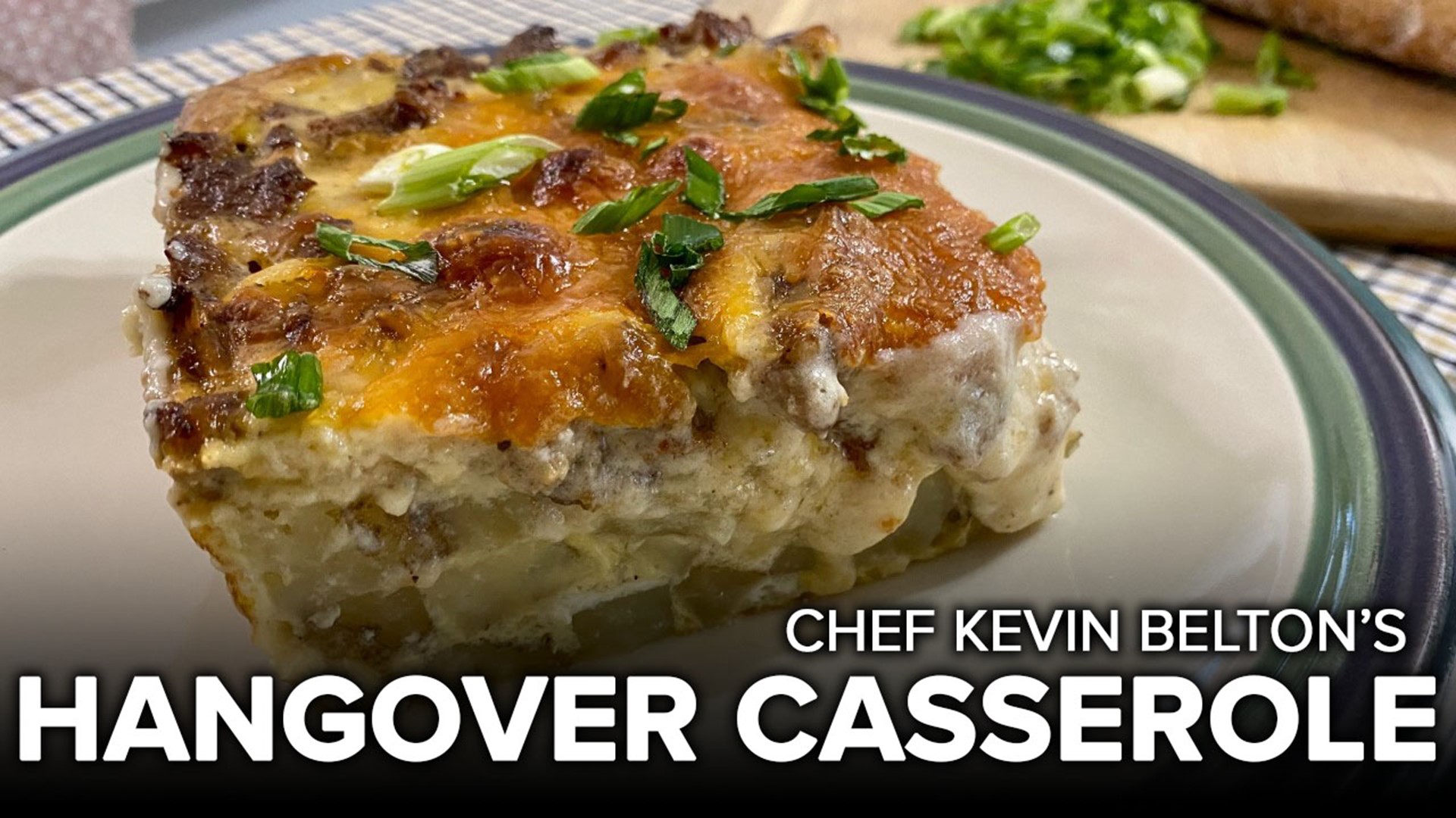 If you celebrated a little too much or stayed out a little too late last night, this hangover casserole is exactly what you need!