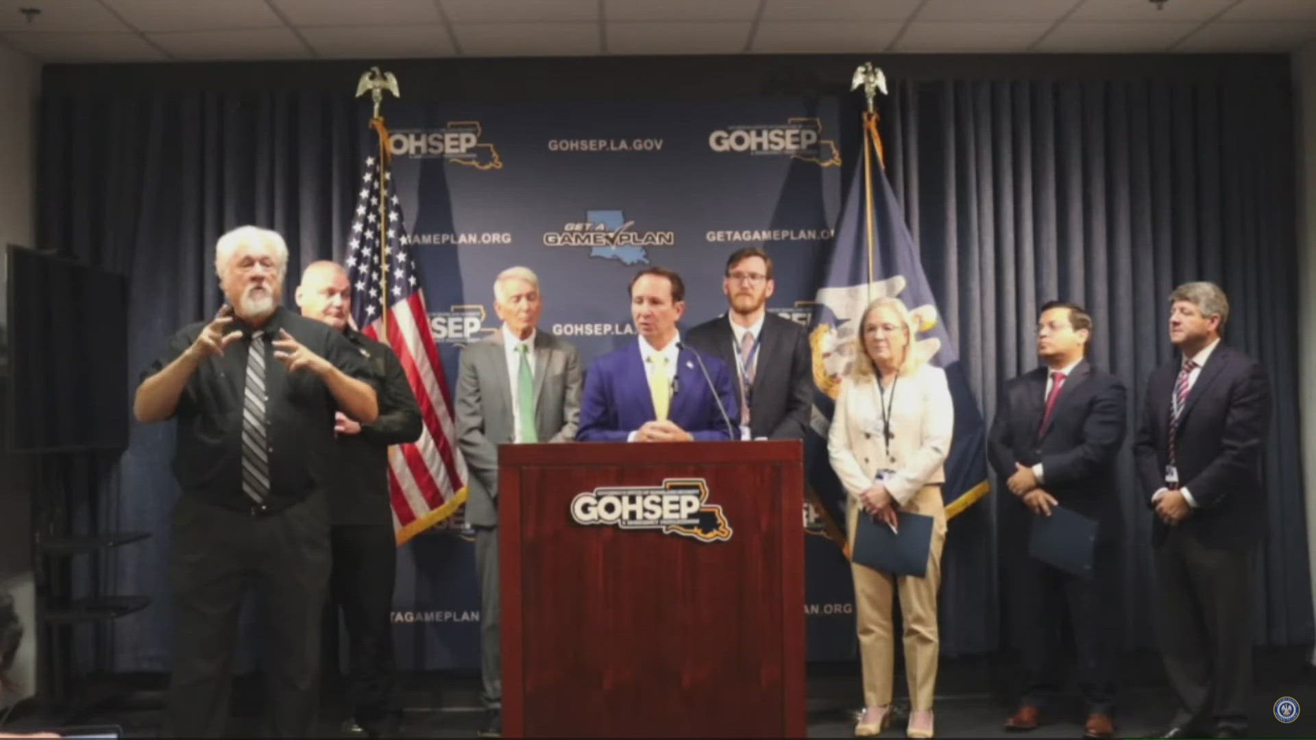 Governor Jeff Landry, Louisiana Department of Health and the Office of the Attorney General address a public health related to illegal immigration.